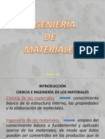 Ingeniería de materiales - INTROCUCCIÓN