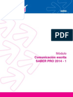 Modulo Comunicacion Escrita 2014 1