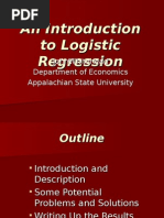 An Introduction To Logistic Regression