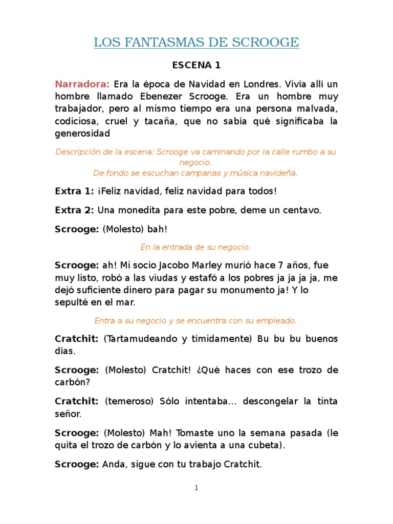 Los Fantasmas de La Navidad | PDF | Un villancico | Fantasmas, image size:768x1024