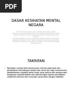 Dasar Kesihatan Mental Negara