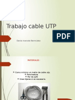 Trabajo de Cable UTP 