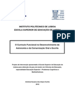 Autonomia Pessoal e Social - Intervenção PDF