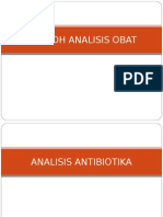 Contoh Analisis Obat