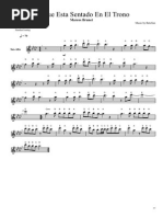 Al Que Esta Sentado en El Trono Partitura