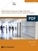 HighSchool Closures in NewYork City (Brief)
