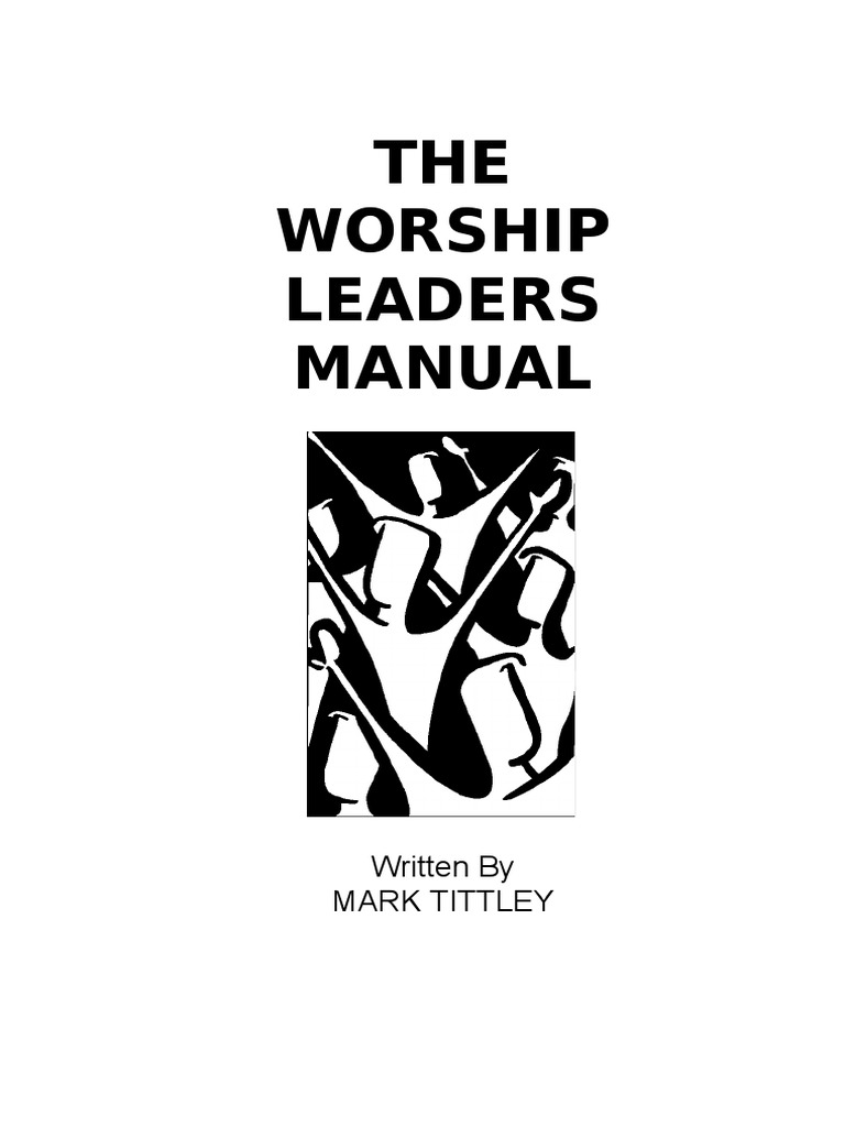 Manual For Worship Leaders PDF Worship Book Of Exodus