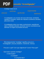 Análise do Conceito Investigação.ppt