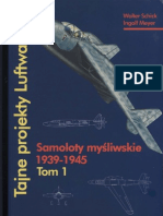 Tajne Projekty Luftwaffe Tom 1 Samoloty My Liwskie 1939 1945