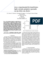 193 - Análise Numérica e Experimental de Transformadores Com Duplo Circuito Primário Operando Com Um Deles em Aberto - Tractebel (28!10!2015)