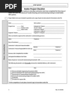 Dai Kin Project Checklist