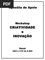 Apostila Workshop Criatividade e Inovação
