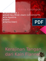 membuat prakarya fnanel