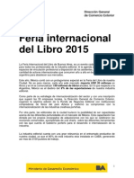 Informe resultados ronda editorial | Feria del Libro
