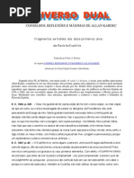 Conselhos, Reflexões e Máximas de Allan Kardec