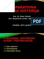 I. Historija Historijski Izvori Periodizacija