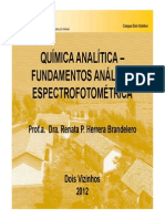 Espectroscopia de Absorcao Molecular