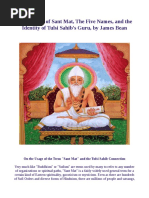Download The Origins of Sant Mat The Five Names and the Identity of Tulsi Sahibs Guru by James Bean EBook by Sant Mat SN291028560 doc pdf