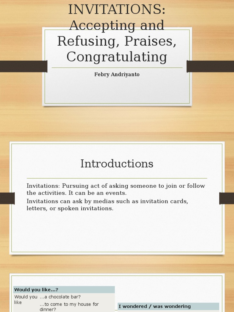 Invitation Etiquette Guide | PDF | Lifestyle