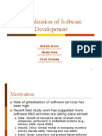 Globalization of Software Development: Ashish Arora Matej Drev Chris Forman