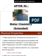 WATER TREATMENT TECHNOLOGY (TAS 3010) LECTURE NOTES 3b - Water Chemistry Extended