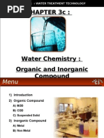 Download WATER TREATMENT TECHNOLOGY TAS 3010 LECTURE NOTES 3c - Water Chemistry Extended  - Organic and Inorganic by mamat88 SN29103351 doc pdf