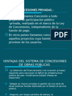 CONCESIONES PRIVADAS