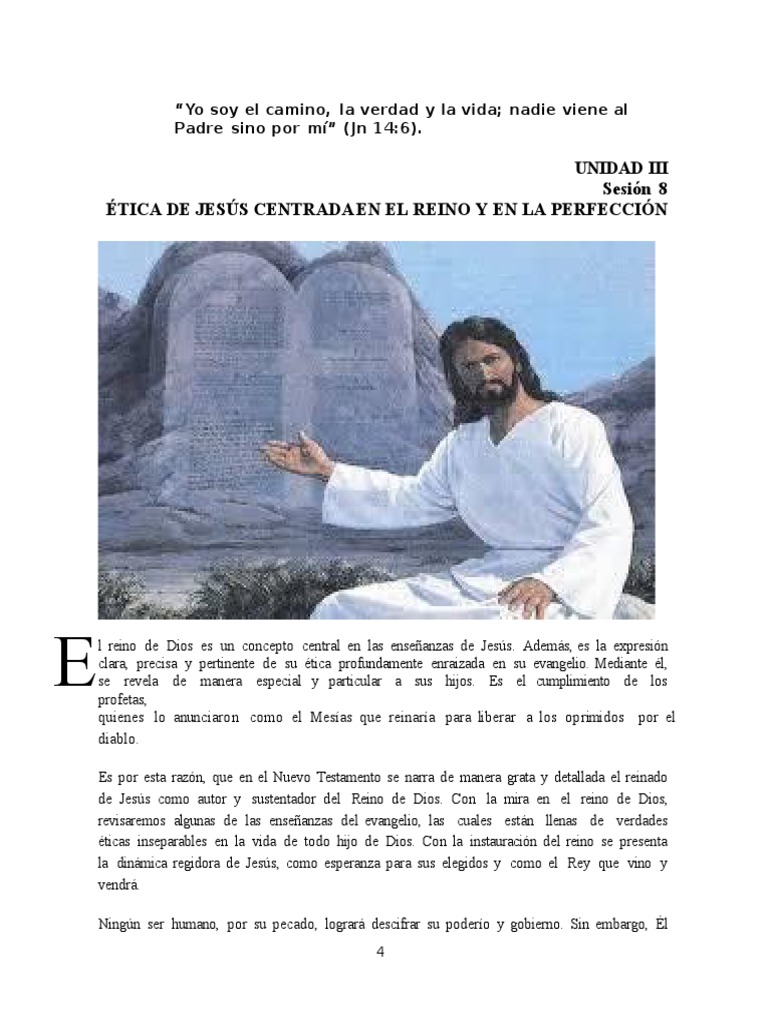 Ética de Jesús y el Reino de Dios | PDF | Reinado y reino de dios | La ...