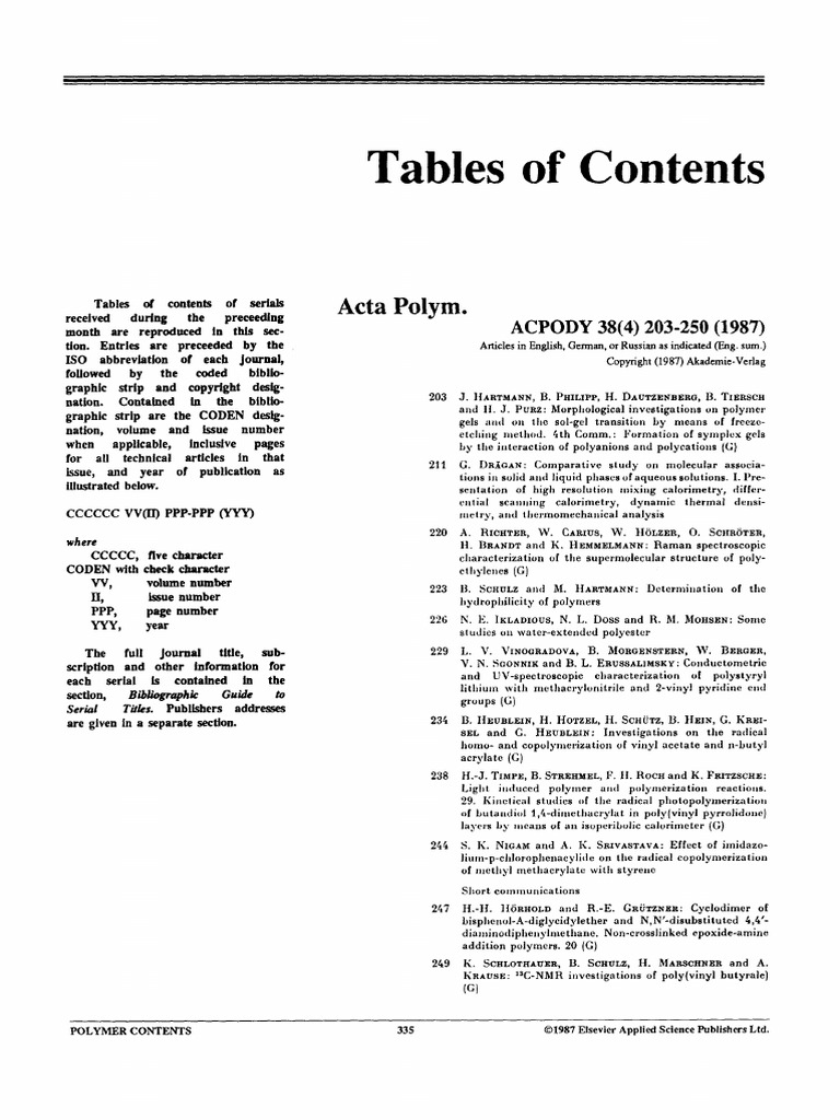 Paper | PDF | Copolymer | Polymers