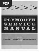 1957 1958 Plymouth Service Manual | PDF | Suspension (Vehicle) | Axle