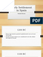 Early Settlement in Spain