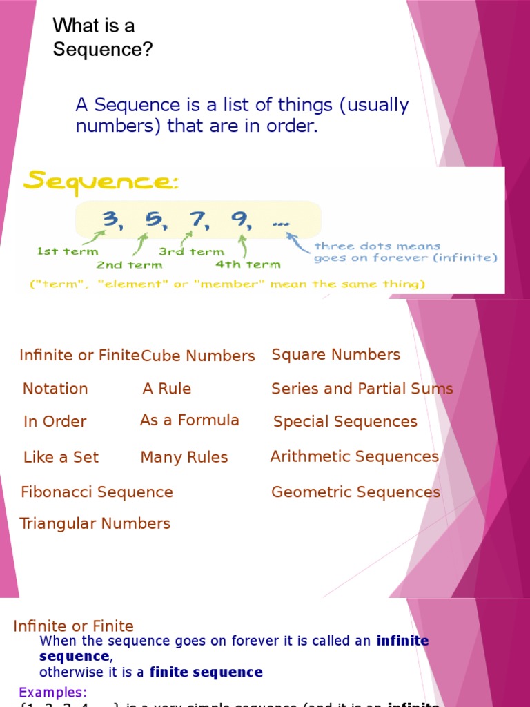 Number Sequence | PDF | Sequence | Summation