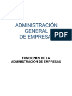 FUNCIONES DE LA ADMINISTRACION DE EMPRESAS Doc