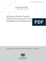 Achieving Gender Equality