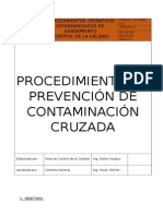 Poes-003-Prevencion de Contaminacion Cruzada