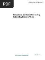 Download Simulation of Geothermal Flow in Deep Sedimentary Basins in Alberta OFR 2009-11 by Alberta Geological Survey SN29104917 doc pdf