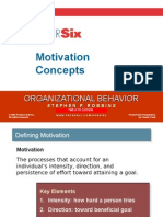 Motivation Concepts: Organizational Behavior