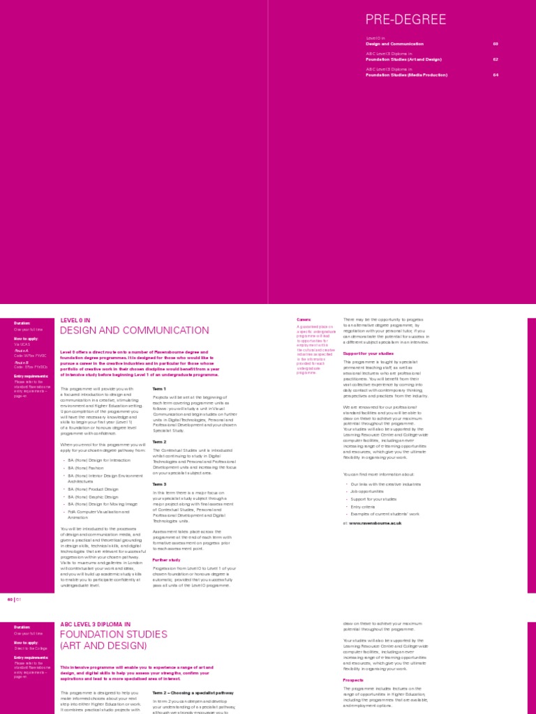 Course Prospectus Overview | PDF