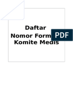 Formulir Komite Medis