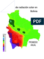 Mapa Radiacion Solar Bolivia