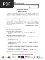 Ficha Word  - A Menina Do Mar