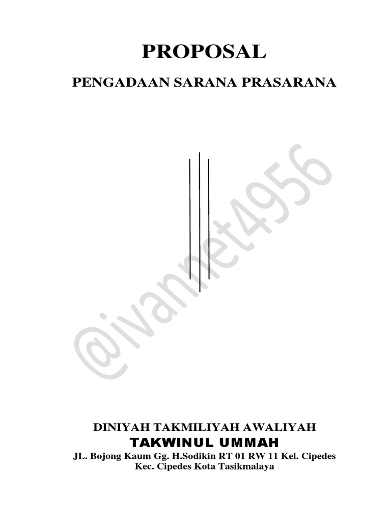 Contoh Proposal Pengadaan Barang Di Sekolah Barisan Contoh