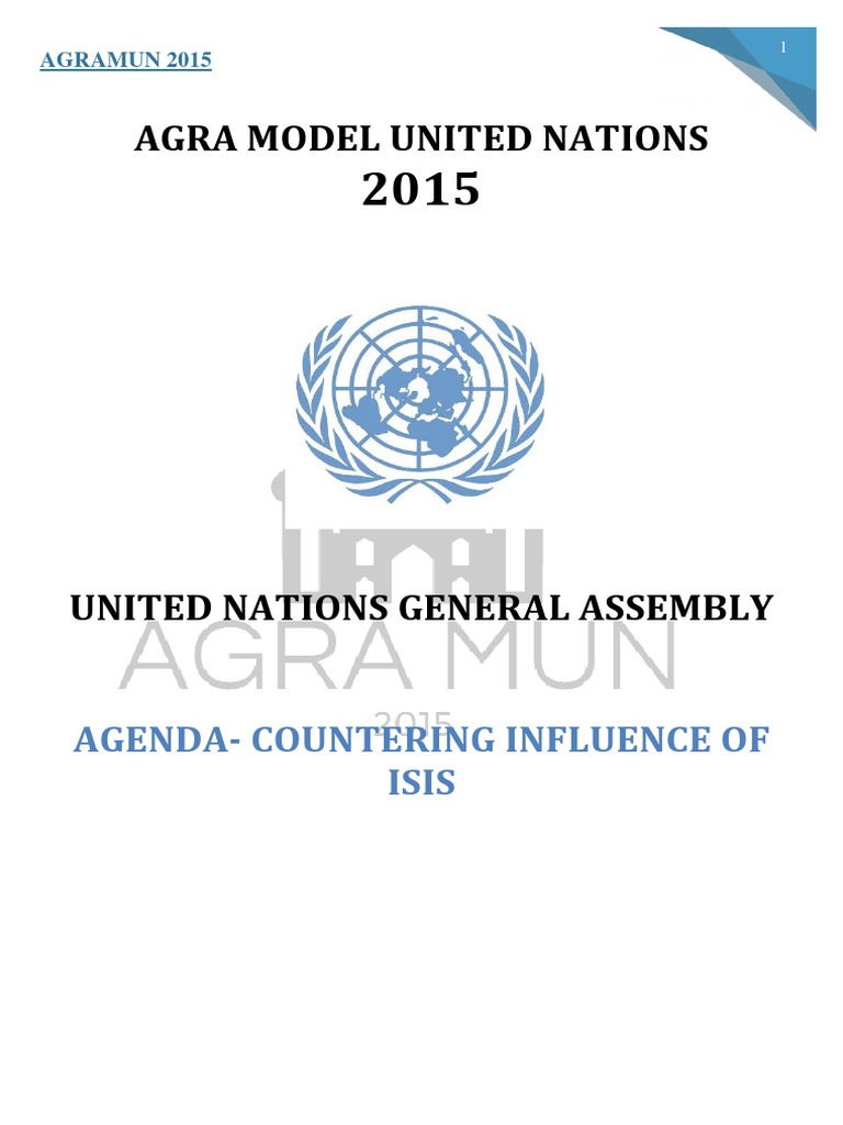 Agra Mun Background Guide Disec PDF PDF Islamic State Of Iraq And
