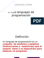 Los lenguajes de programacion