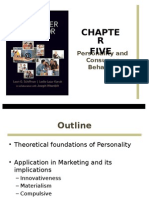 Chapte R Five: Personality and Consumer Behavior