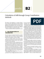 Appendix: Calculation of MIR Through Group Contribution Methods