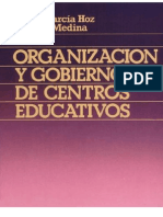 Organización y Gobierno de Centros Educativos