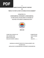 Download impact of fii and fdi on indian stock market by happysunilrana SN29106741 doc pdf