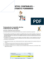 Asientos Contables – Contrato Forward