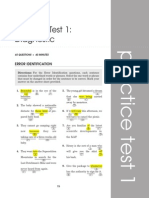 English Grammar Diagnostic Test (With Answers) PDF